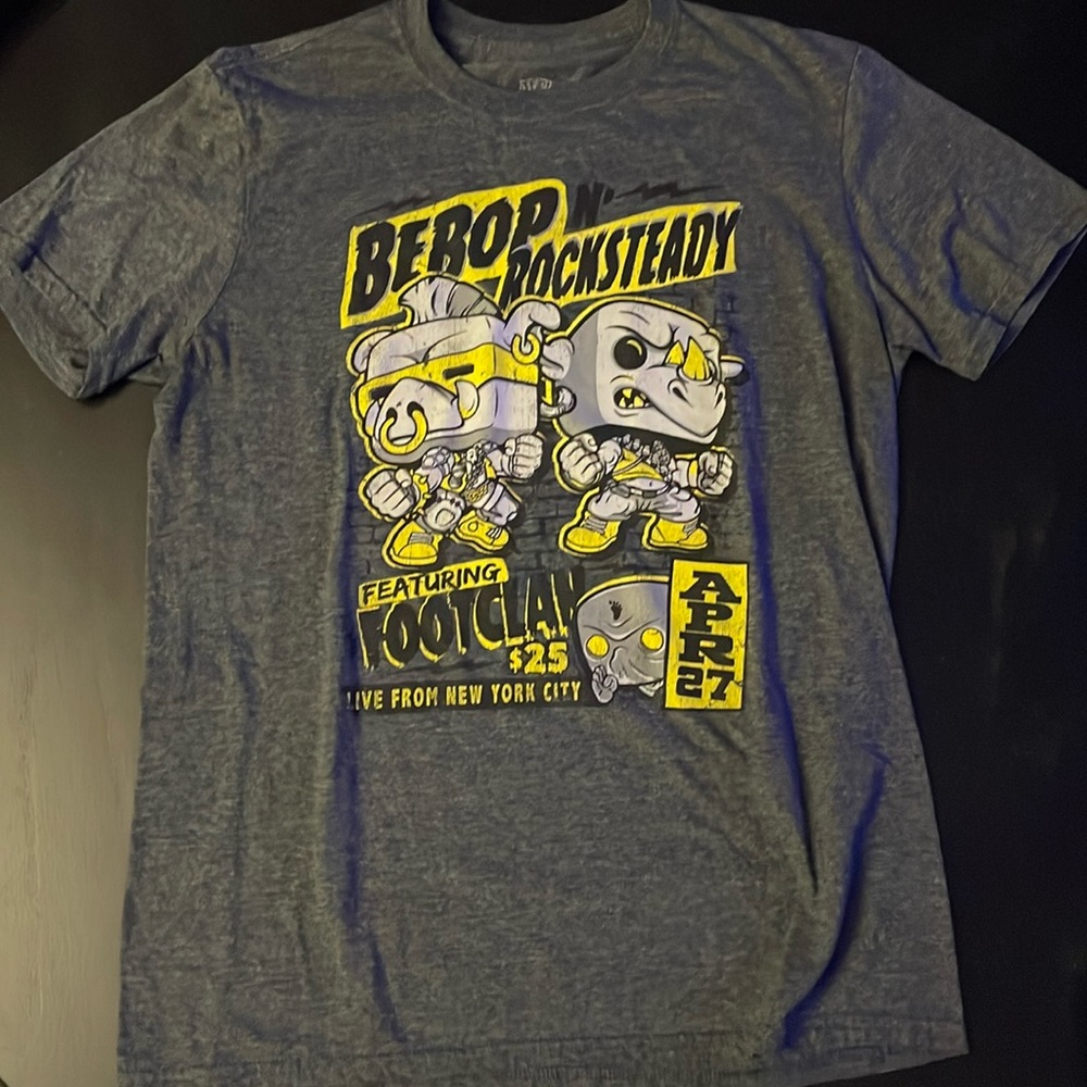 Pop t shirt bebop and rocksteady size S